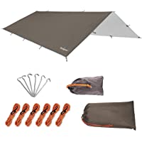 Unigear Toldo Camping Impermeable Lona Suelo Protector Aolar Anti-Viento Toldos para Playa Tienda Hamaca Acampada…